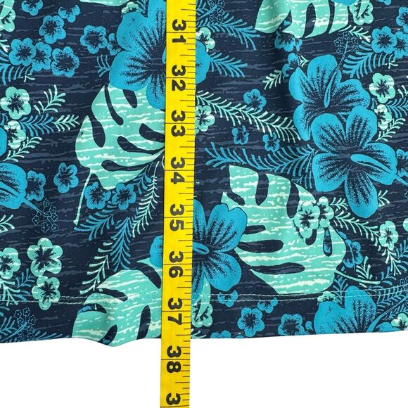 Columbia Sundress Size S Blue Floral Freezer III UV Protection Tropical Beach - Picture 8 of 11